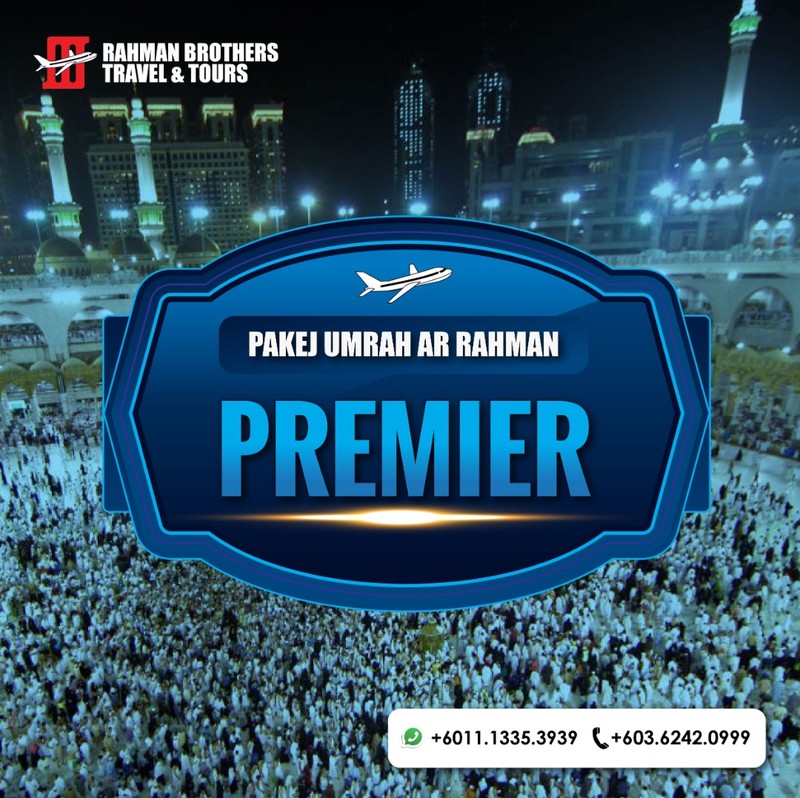 Itinerary Pakej Umrah Ar Rahman Premier