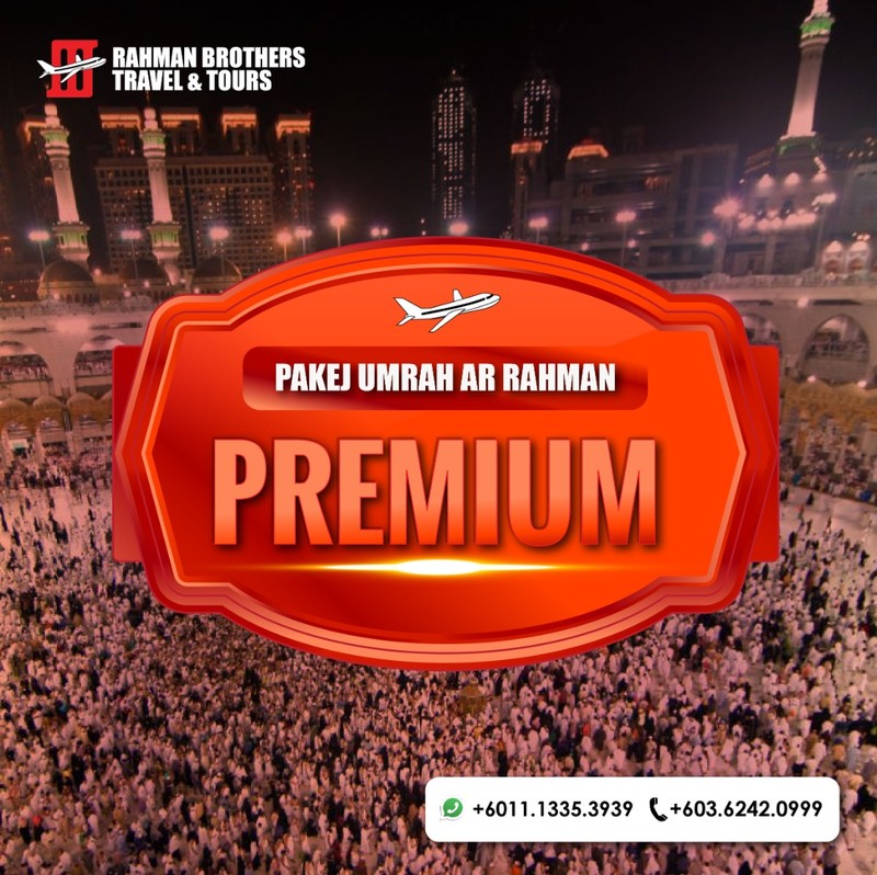 2022/2023 Pakej Umrah Premium (KULMED/JEDKUL) - Masuk Madinah Dahulu